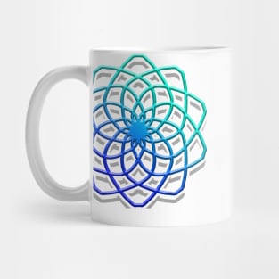 Blue Magic Mandala Mug